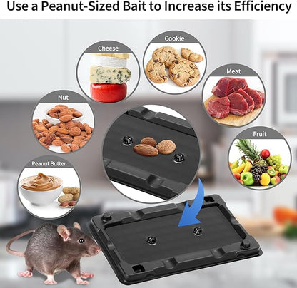 LULUCATCH Mouse & Insect Glue Traps, 10 Pack Pre-Scented Sticky Mouse Traps Indoor for Home