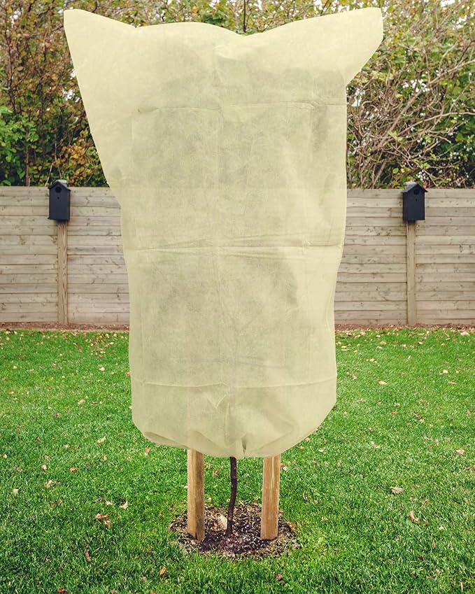 EAONE 12 Pack Plant Covers Freeze Protection, 32x47'' Winter Frosts Cloth for Outdoor Plants