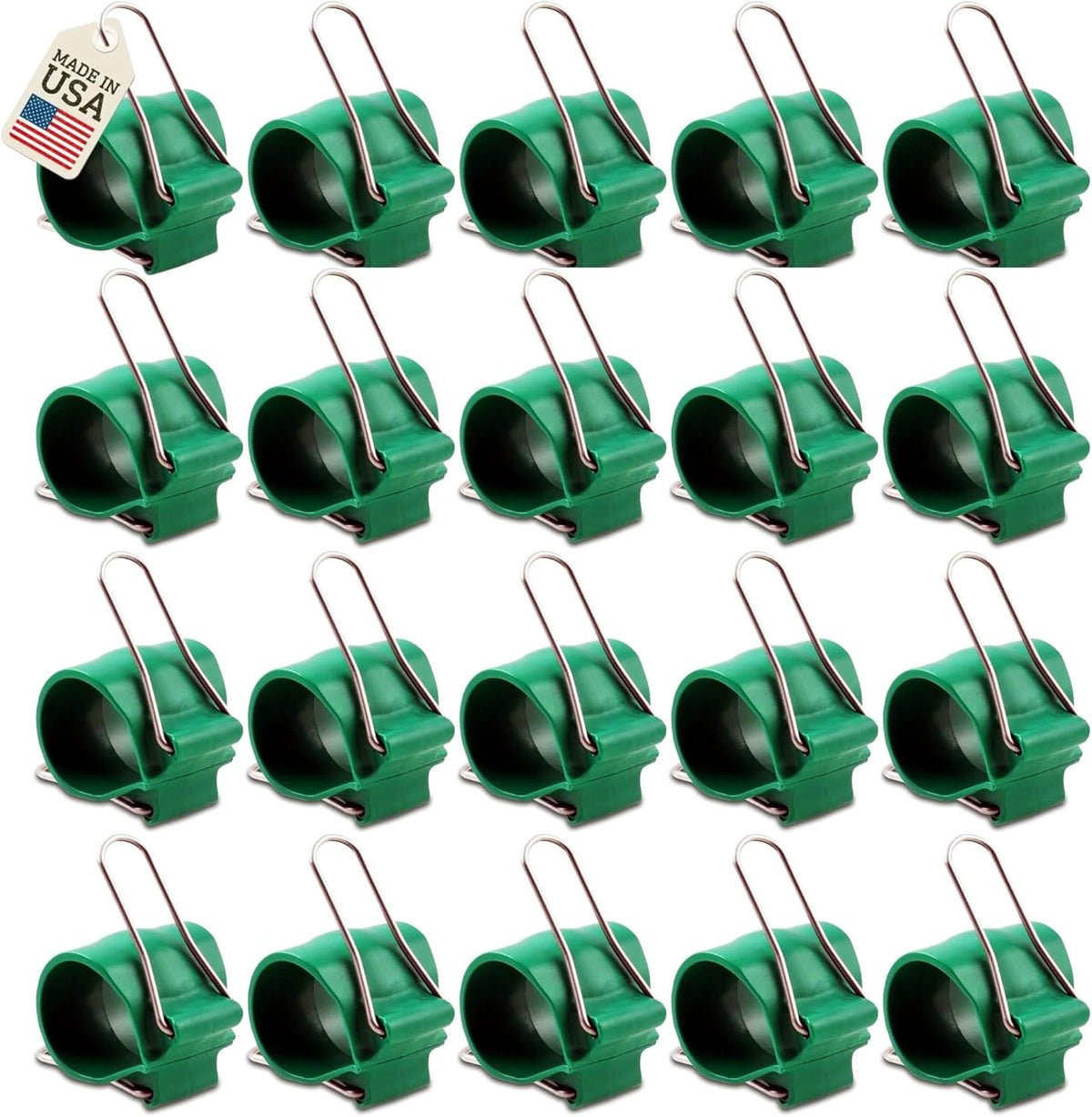 Reusable Greenhouse Clips Made in USA – Orchid Clips, Plant Support Clips & Cord Clips