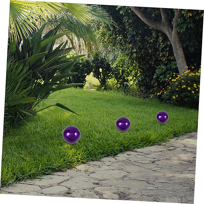 Garden Reflective Ball Gazing Globe Ball Gazing Ball Shiny Hollow Sphere Sparkling Gazing Door