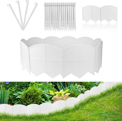 20Pcs Garden Edging Border Landscape Edging Lawn Garden Fence Decorative Landscape Border 20Ft