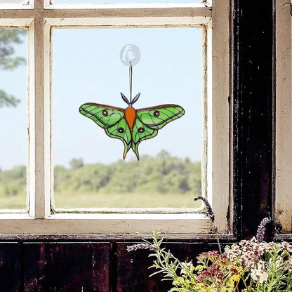2024 New Handmade Stained Glass Butterfly Suncatcher, Sun Catcher Hanging for Car, Butterfly