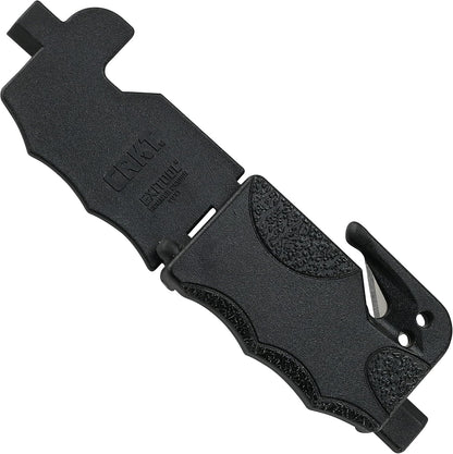 CRKT Exitool Emergency Multitool: Automotive Safety, Seat Belt Strap Cutter, Steel Window & Glass
