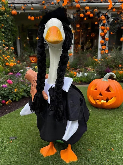 YLYGJGL Halloween Porch Goose Costume Set - 23 Inch White Goose Decor, Carnival Easter Party