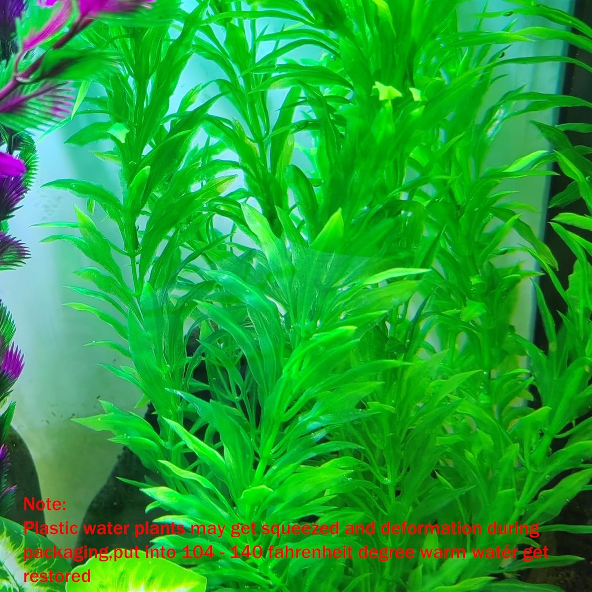 20.47 Inch Tall Aquarium Plants – Large Lifelike Artificial Fish Tank Decorations, 2 Pcs Fish Tank