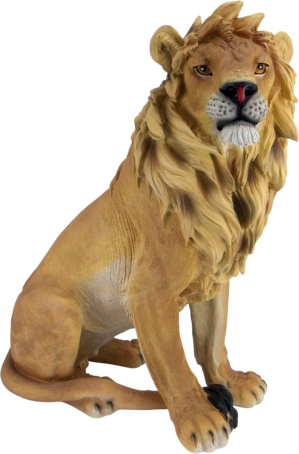 Design Toscano King of Beasts Lion Indoor/Outdoor Garden Statue, 13 Inches Wide, 21 Inches Deep, 27