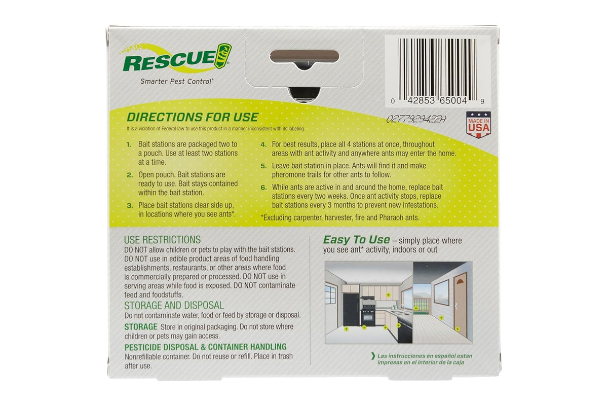 RESCUE! Ant Baits - 2 Pack - 8 Bait Stations