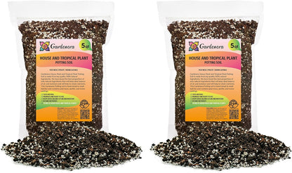 Gardenera House Plant and Tropical Plant Potting Soil - Re-Potting Soil for All Types of Indoor