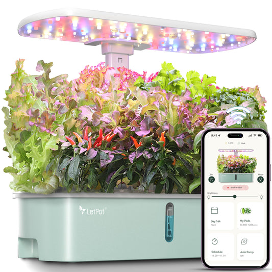 LetPot LPH-Air Hydroponics Growing System Kits, APP & WiFi Controlled Smart Indoor Garden with