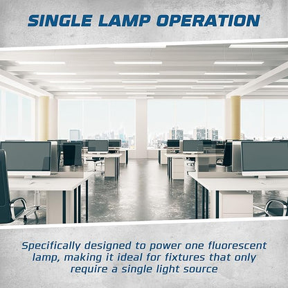 OHLECTRIC Replacement for Keystone KTEB-140-1-TP-EMI 1 Lamp T12 Electronic Fluorescent Ballast |