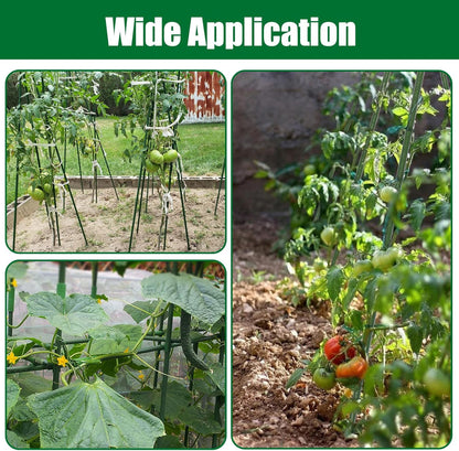 Garden Stakes 24 Inches Steel Plant Stakes Tomato Stakes 2ft Pack of 25