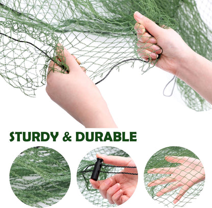 codree 2 Pcs Deer Netting for Shrubs- 7.8 x 7.8 Ft Deer Plant Netting Cover- Reusable Garden Plants