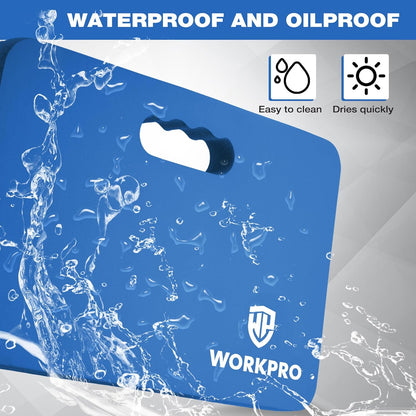 WORKPRO Extra Thick Kneeling Pad, 2-Pack, Soft Foam Cushioning for Knee, Large Foam Kneeler Mat for