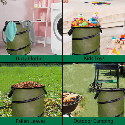 Camping Trash Can, Pop-Up Trash Can/Recycle Bin, Car Garbage Can,Reusable Outdoor Trash Garden Yard