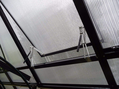BIBISTORE Automatic Greenhouse Vent Opener with Two Springs Solar Powered Auto Window Opener for