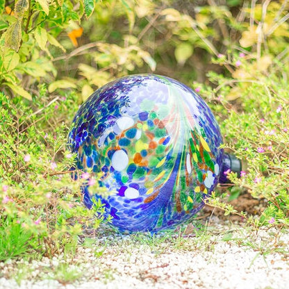 VCUTEKA Gazing Ball, Glass Gazing Globe Decorative Glass Gazing Globe/Ball/Sphere Lawn Ornament for