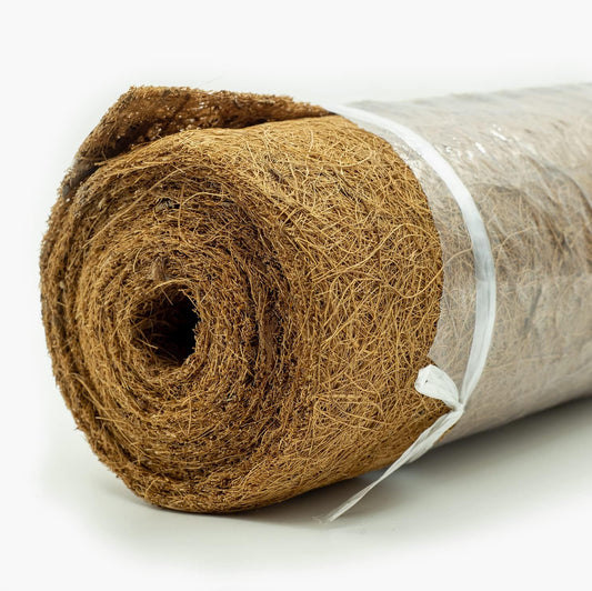 Coco Liner Roll, Yarrdfir 12x120 inch Natural Coconut Liners for Planter Flower Basket, Reptile
