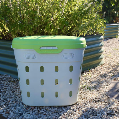 Vego Garden In-Ground Worm Composter Outdoor Farm Compost Bin 8 Gallons BPA-Free Composting System