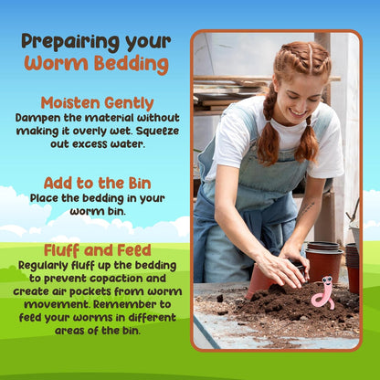 Red Wigglers Composting Worms - 2lb Red Worms for Composting Bin, for Plants or Gardening, Compost