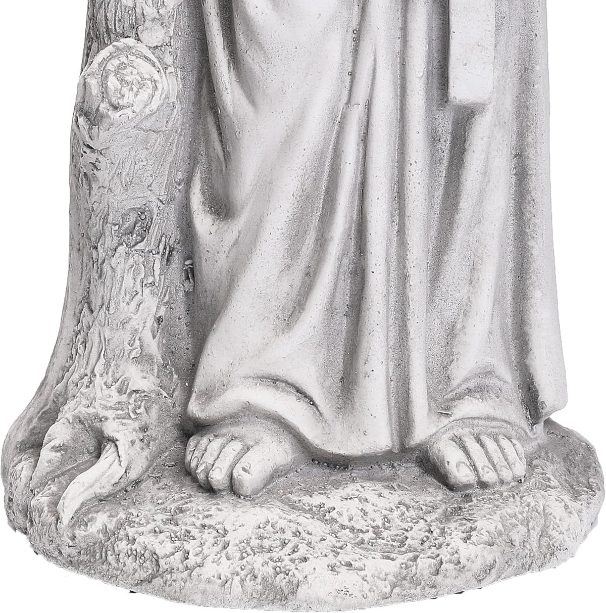 TOETOL St Francis Garden Statues 31 Inch Saint Francis of Assisi Catholic Christian Yard Decor Lawn