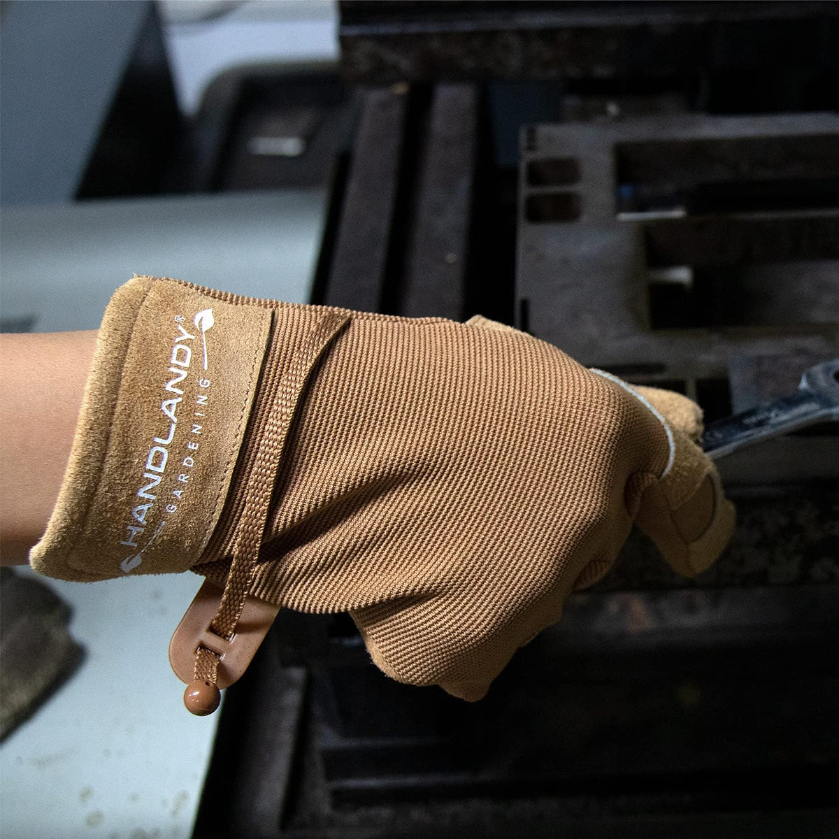 HANDLANDY Women Safety Work Gloves Utility Touch Screen Working Grip Glove for Yardwork Gardening
