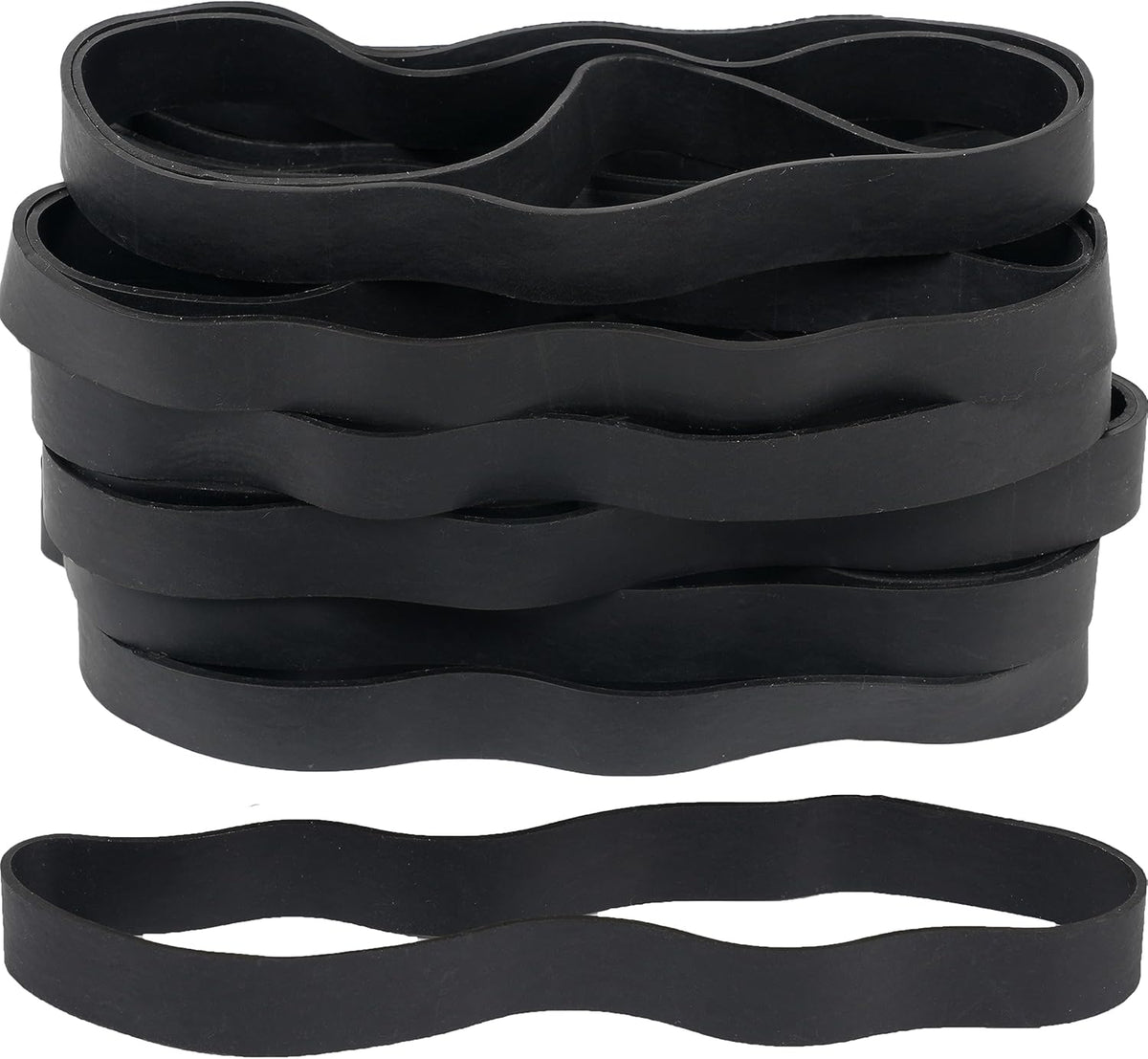Rubber Bands Size#107 Heavy Duty Big Wide rubber band 30PCS Elastic Bands for Office Supply Trash