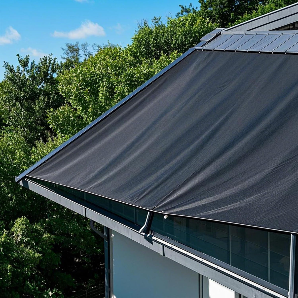 winemana 40% Black Shade Cloth, 3.3 x 10 FT Garden Mesh Tarp for Plants Heat Protection with