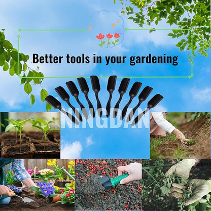 10Pcs Mini Shovel,Plastic Mini Gardening Shovel Spoons Soil Scoops,Cultivation Digging