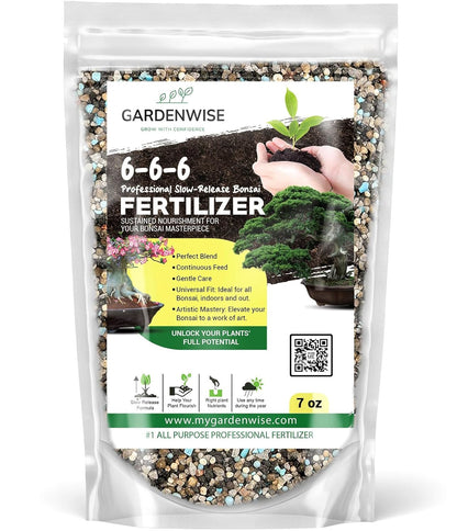 Bonsai Fertilizer Pellets – Slow-Release Bonsai Tree Fertilizer & Food for Compact Growth, Dense