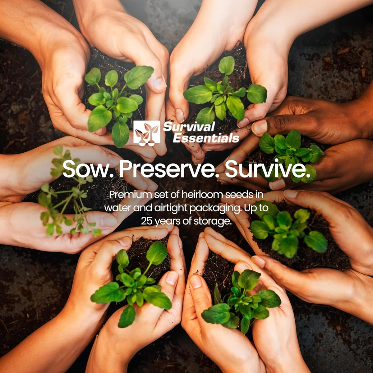 Ultimate Non-GMO Heirloom Survival Seed Vault – 23,000 Open-Pollinated Vegetable, Herb & Fruit