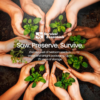 Ultimate Non-GMO Heirloom Survival Seed Vault – 23,000 Open-Pollinated Vegetable, Herb & Fruit