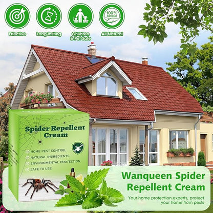 4 Pack Spider Repellent Indoor for Car Engines, Peppermint Oil, Naturally Spider Killer and