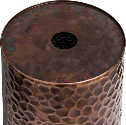 H Potter Large Tall Planter Pots Outdoor Indoor Copper Flower Decorative Set of Two GAR684 (Set of