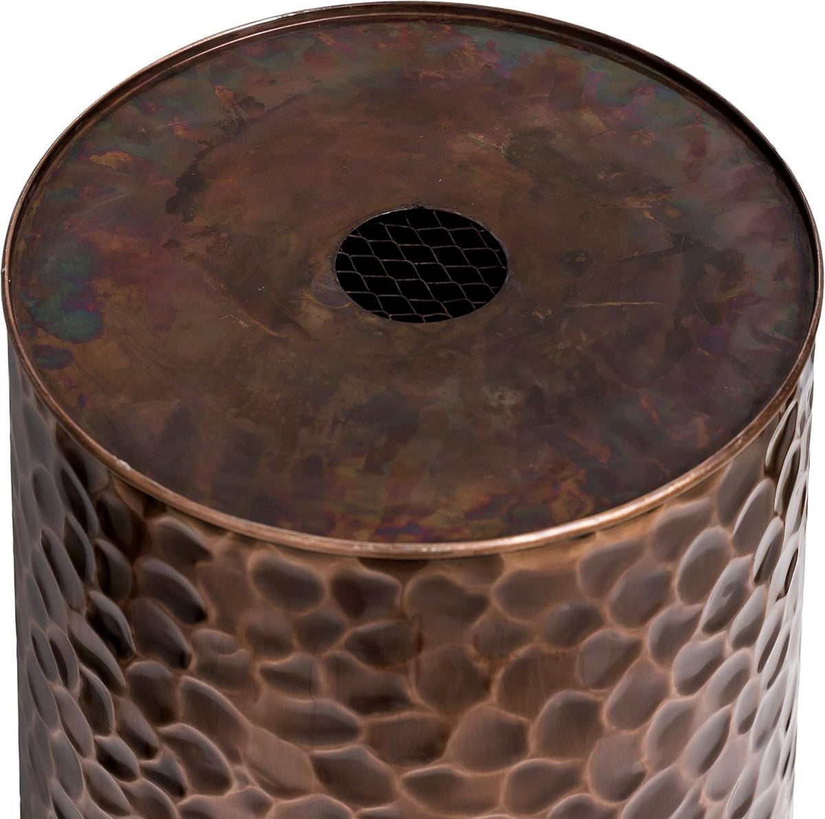 H Potter Large Tall Planter Pot Outdoor Indoor Copper Flower Decorative Weather Resistant Garden