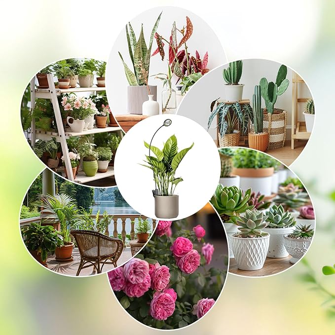 Plant Grow Lights, Clip on Grow Light for Indoor Plants, Full Spectrum LED Plant Lights for Indoor