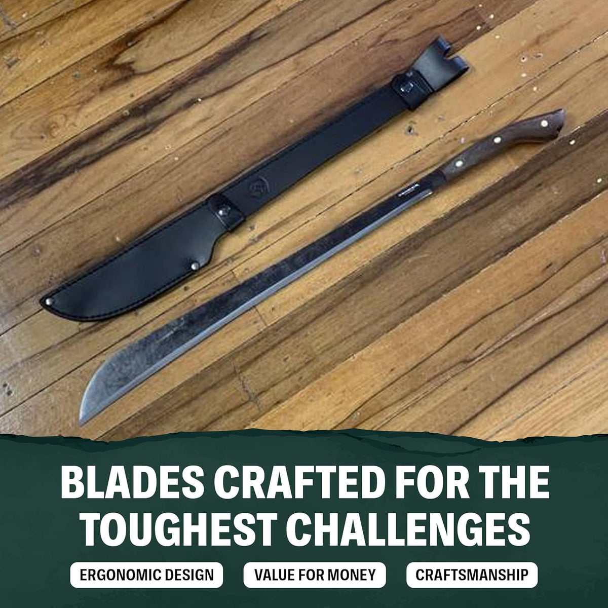 Condor Tool & Knife Outdoor Machete with Walnut Handle
