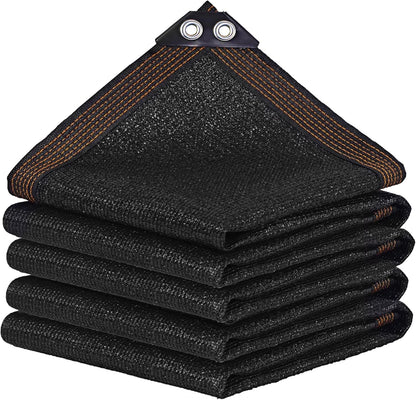 winemana Black Shade Cloth 40%, 8x10 FT Mesh Tarp - Garden Shade for Greenhouse, Patio, Vegetables