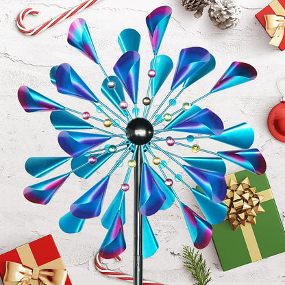 Decoroca Wind Spinner Choice for Families - 72in Large Outdoor Metal Wind Spinners - Pretty Outdoor