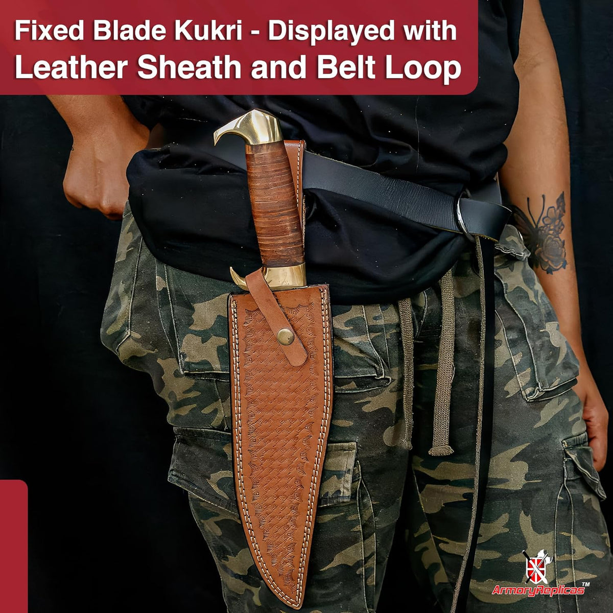 Armory Replicas Sovereign Nation Kukri Hunting Knife