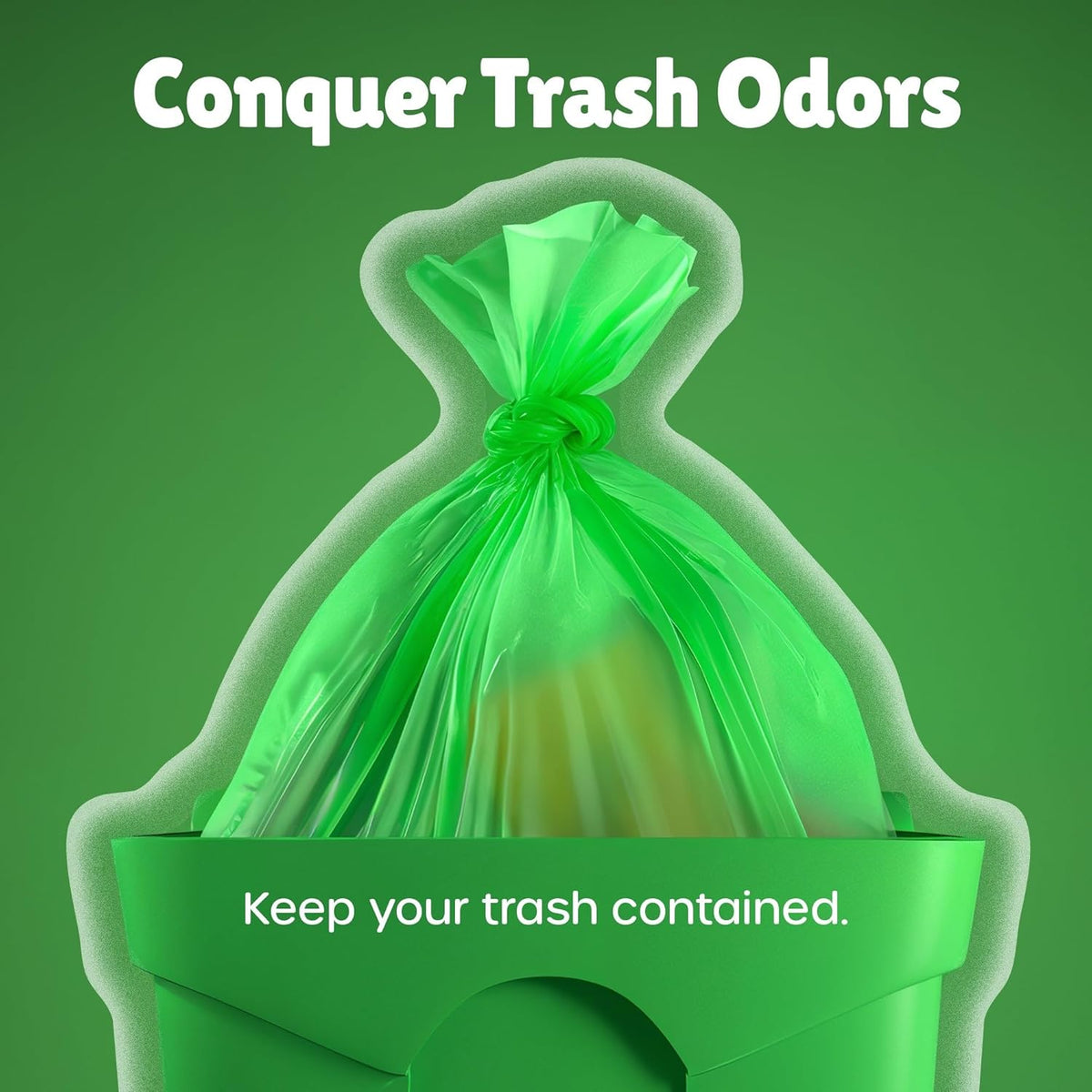 Forid Small Trash Bags for Bathroom - 2.6 Gallon Garbage Bags Unscented,Extra Thick Strong