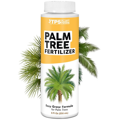 Palm Tree Fertilizer for All Palms and Ferns, Liquid Plant Food 8 oz (250mL)