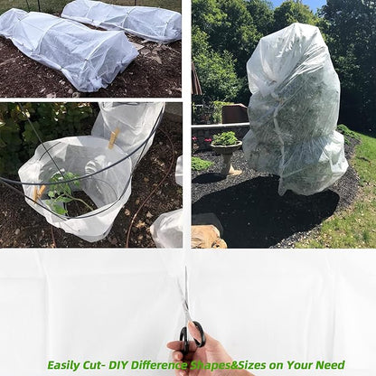Plant Covers Freeze Protection 10x30ft Frost Cloth Blanket Floating Row Cover for Winter Protection