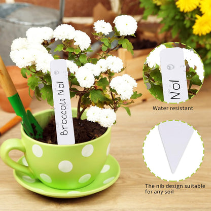 Plant Labels 4 Inch 500Pcs Plastic Plant Name Tags for Seedlings Garden Labels Markers Nursery