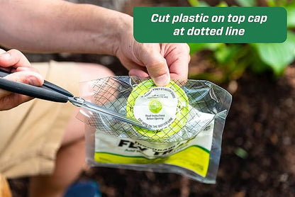 Rescue! Outdoor Disposable Hanging Fly Trap - 6 Traps