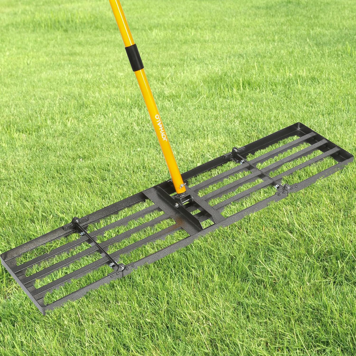 Joyhalo Lawn Leveling Rake, 36 Inch Yard Lawn Leveling for Soil with 78" Adjustable Steel Handle