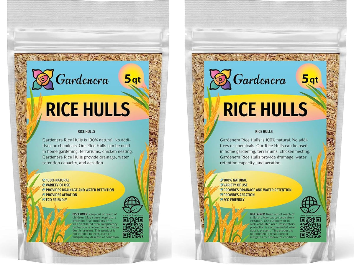 Sustainable Gardening Made Easy: Gardenera Rice Hulls - Harness The Power of Natural Mulch and