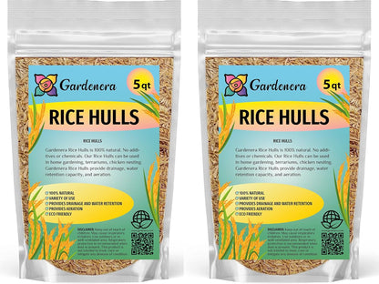 Sustainable Gardening Made Easy: Gardenera Rice Hulls - Harness The Power of Natural Mulch and