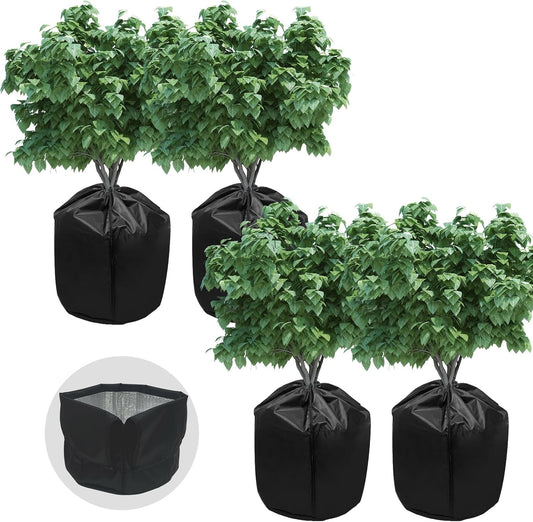 4PCS Plant Winter Protection Pot Covers, 17.7 * 21.6 Inchs Outdoor Pot Covers Pot Covers for Winter