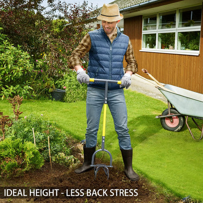 Jardineer Hand Tiller Garden Claw Set, Garden Twist Tiller With Small Soil Tiller, Heavy Duty
