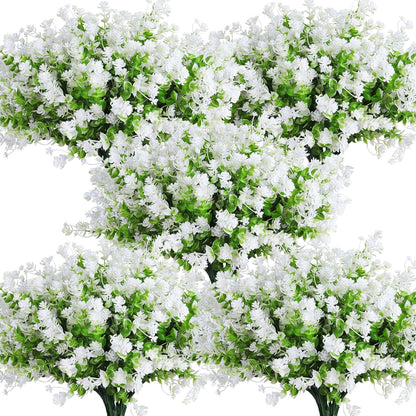 Artificial Flowers for Outside Artificial Faux Plants Flowers Outdoor Spring Decoration, Fake